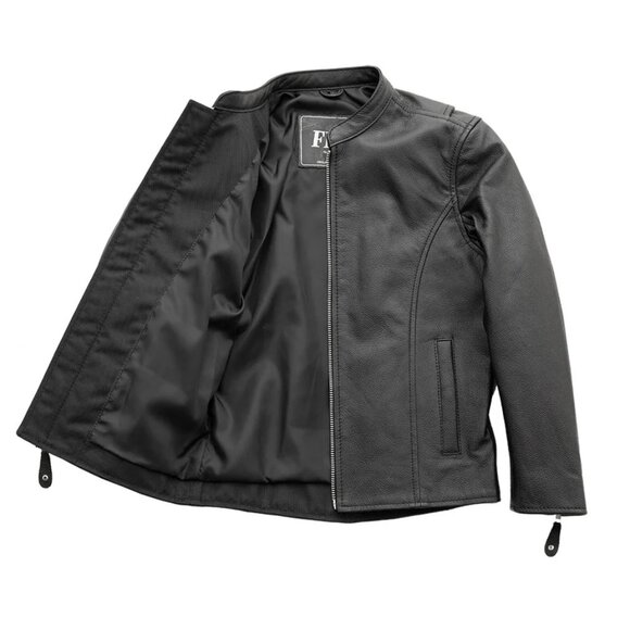 Bambino - Kid's Leather Jacket - Picture 5 of 7